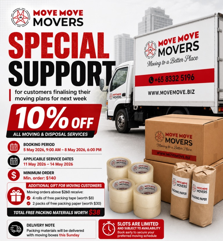Special Support Promo by Move Move Movers
