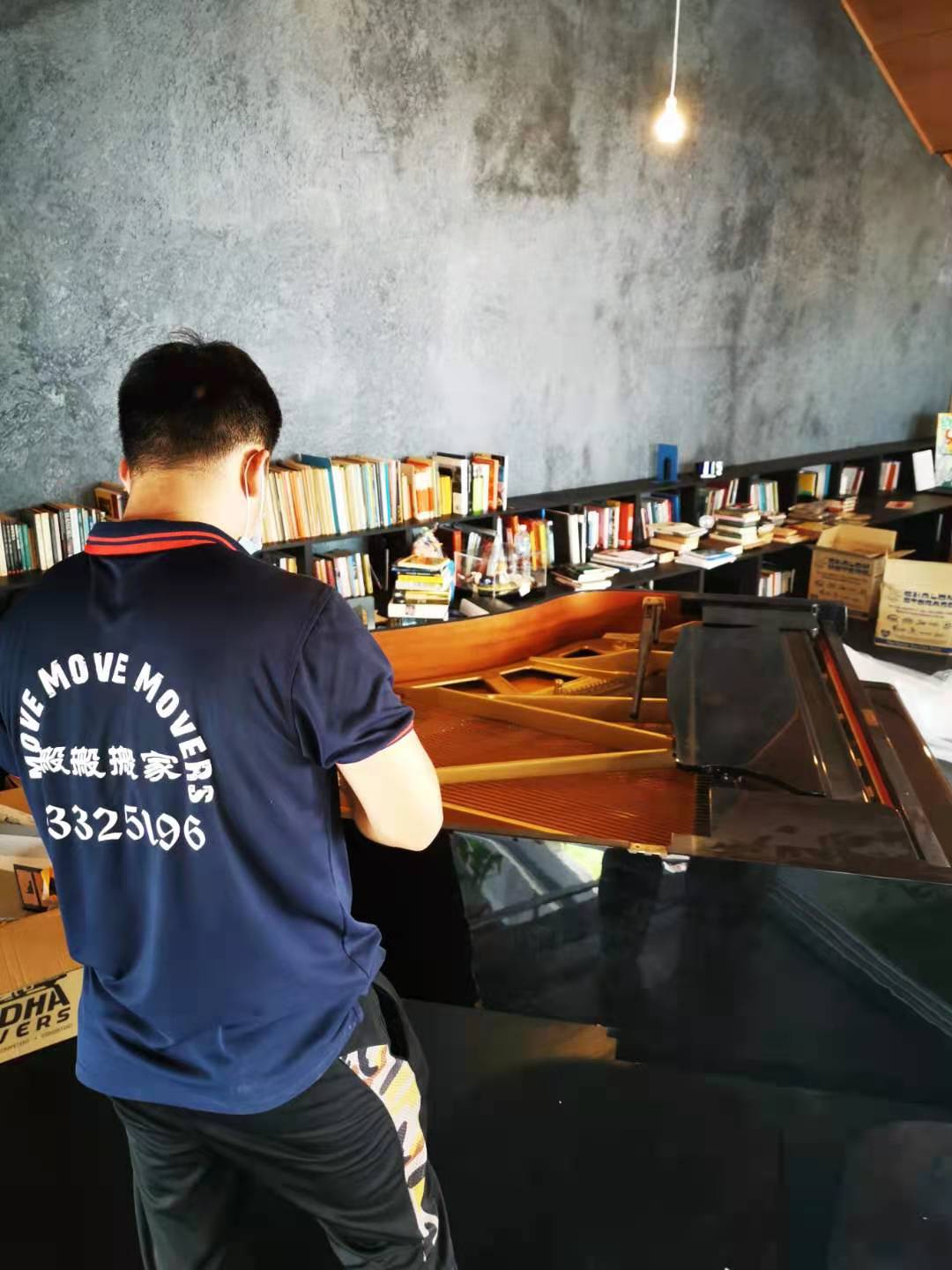 Moving Grand Piano