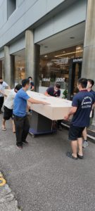 Oversized furniture relocation – move move movers Moving huge kitchen Island